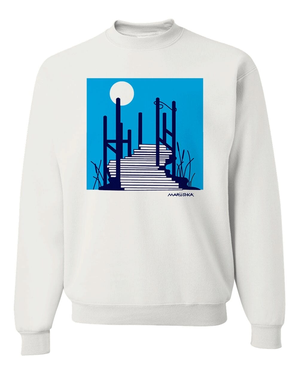 Crewneck Sweatshirt Moon Dock