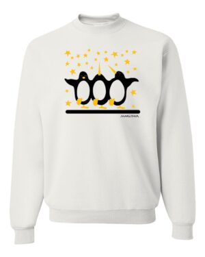 Crewneck Sweatshirt Dancing Penguins