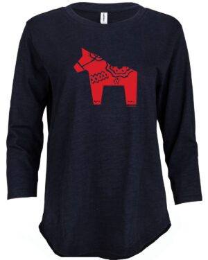 3/4 Slub Hi-Lo Swedish Horse