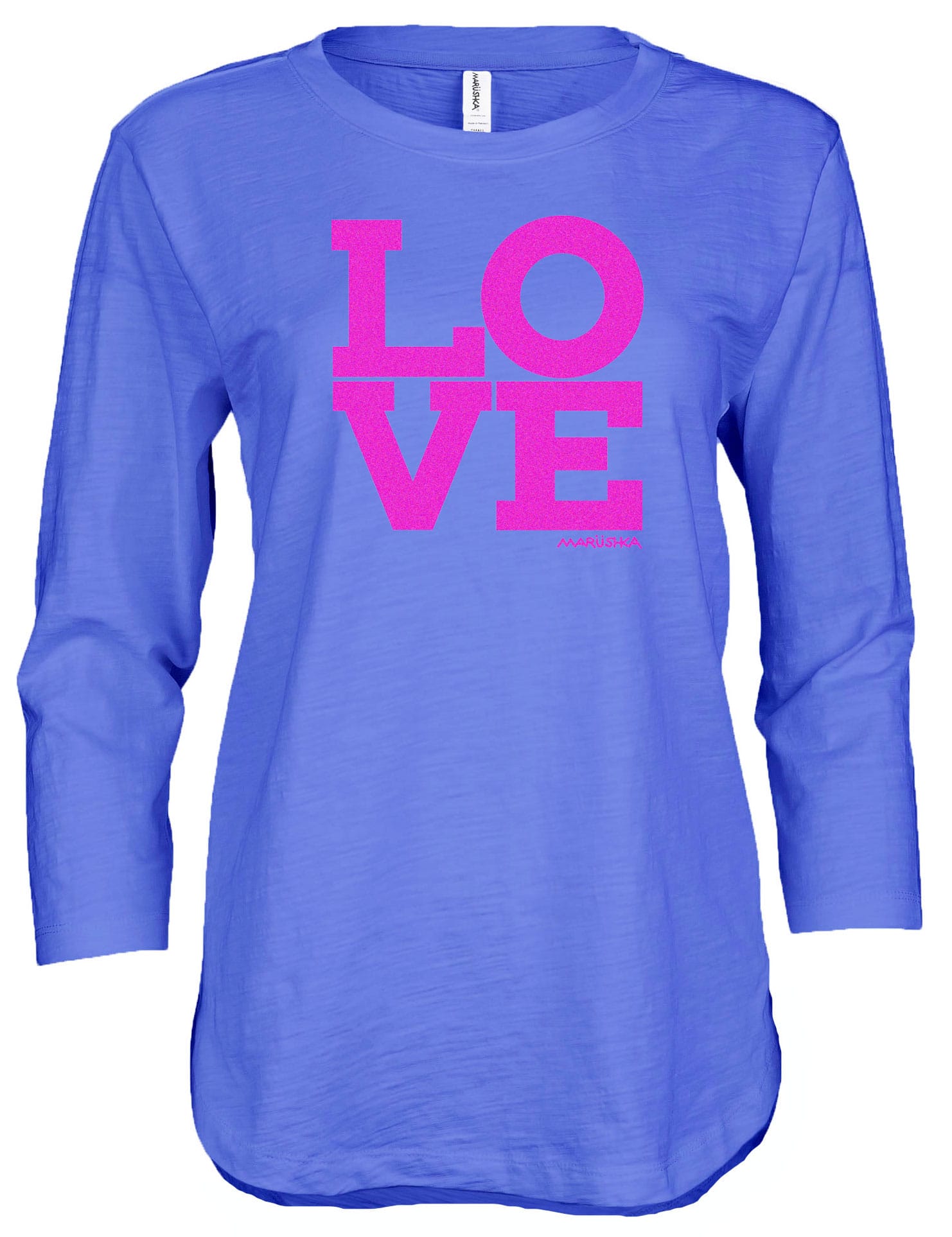 3/4 Slub Hi-Lo LOVE
