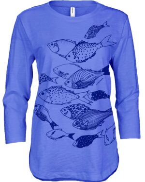 3/4 Slub Hi-Lo Fishes