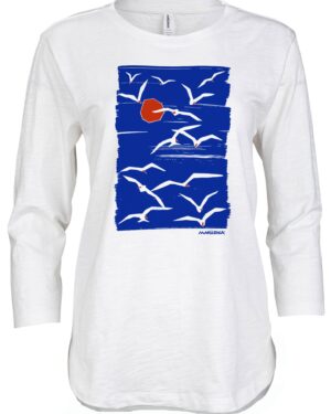 3/4 Slub Hi-Lo Sun Gulls