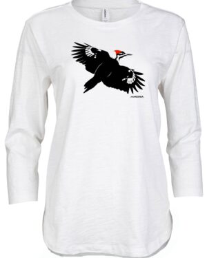 3/4 Slub Hi-Lo Pileated Woodpecker