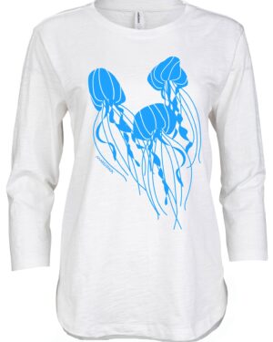 3/4 Slub Hi-Lo Jellyfish