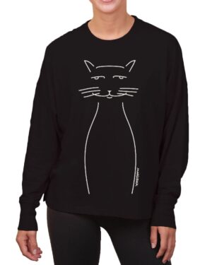 Boxy Long Sleeve Tee Whiskers