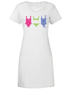 V-Neck Dress Swimsuits