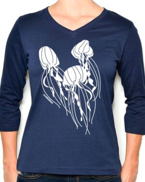 3/4 Sleeve Tee Jellyfish