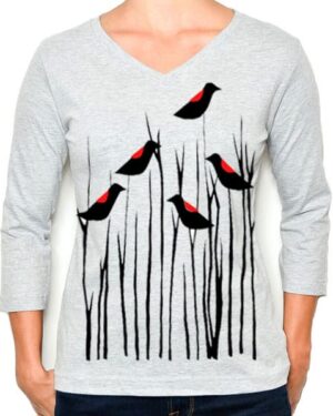 3/4 Sleeve Tee Redwing Blackbirds