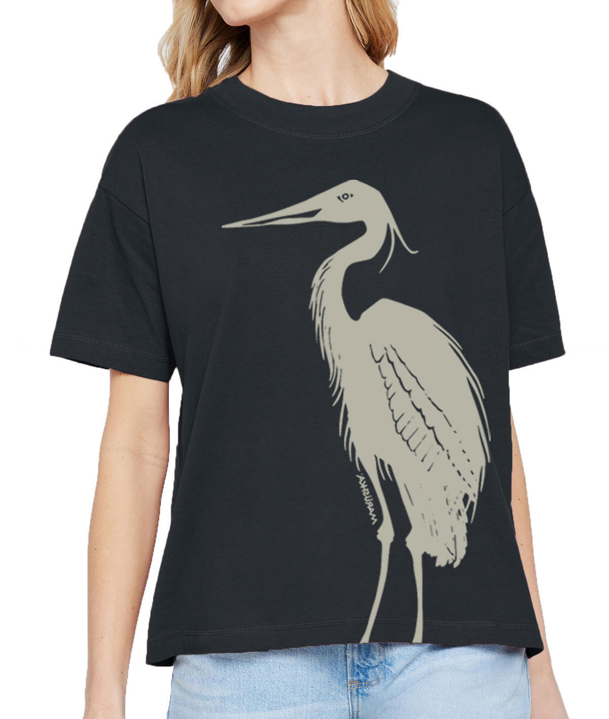 Boxy Crew T Egret - Image 4