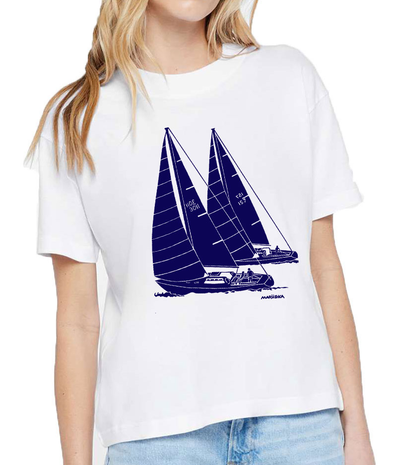 Boxy Crew T Starboard Tack - Image 2