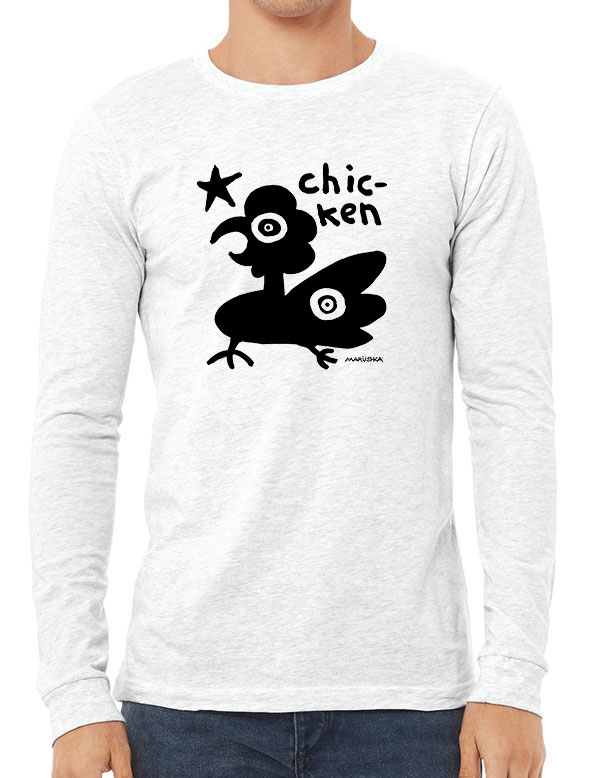 Long Sleeve T Folk Chicken - Image 2