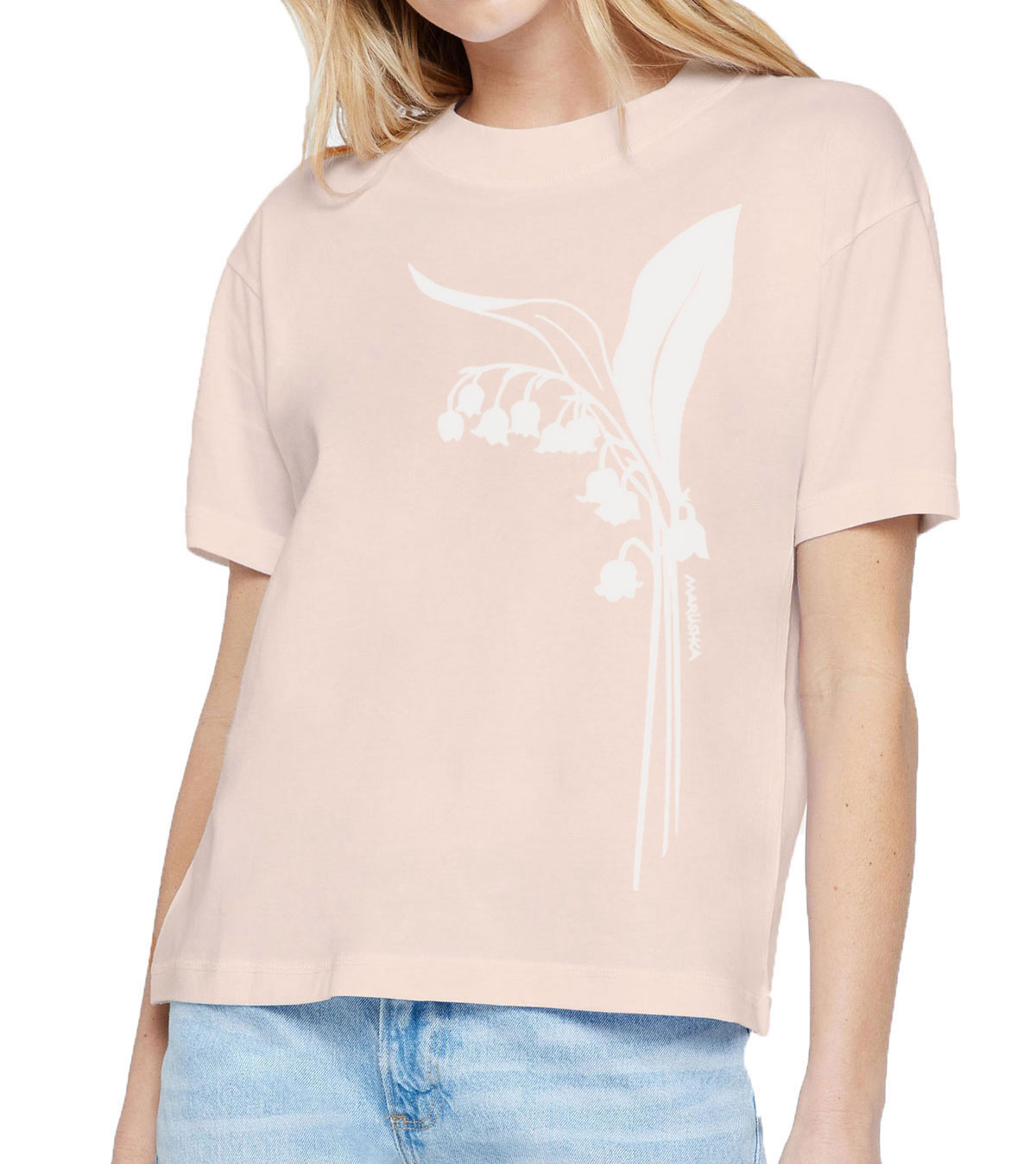 Boxy Crew T Lily of the Valley - Image 3