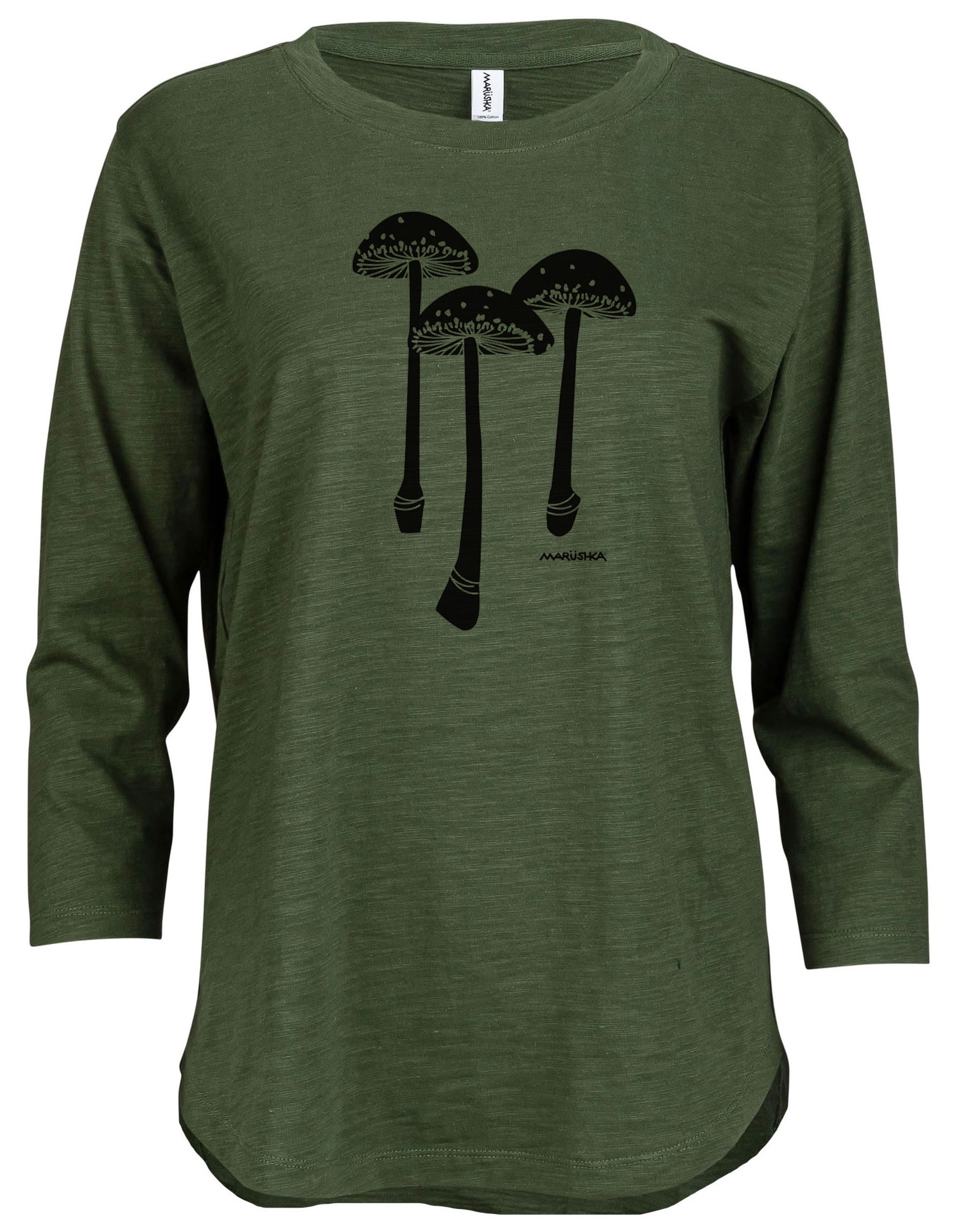 3/4 Slub Hi-Lo 3 Mushroom - Image 2