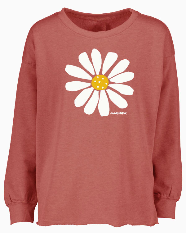 Drop Shoulder Crew Big Daisy - Image 5