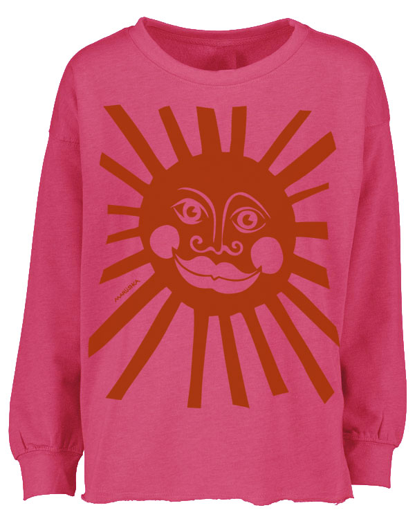 Drop Shoulder Crew Sun Face - Image 4