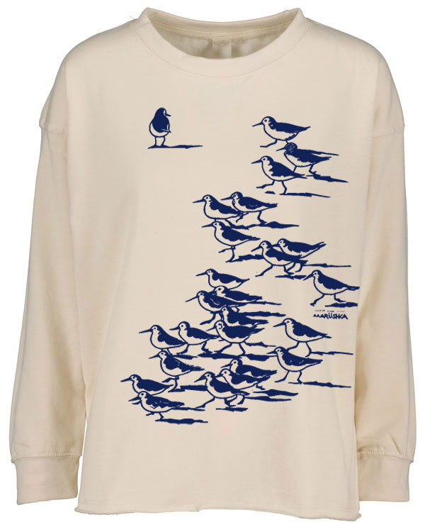 Drop Shoulder Crew Sandpipers - Image 2
