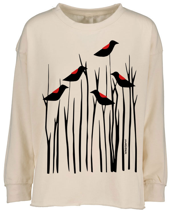 Drop Shoulder Crew Redwing Blackbirds - Image 3