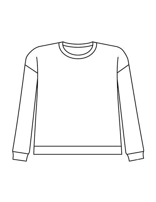 Drop Shoulder Crew