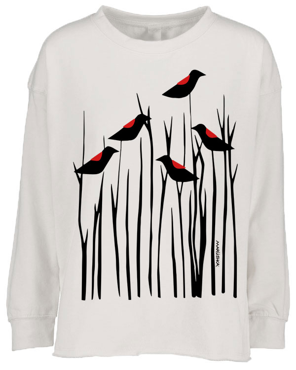 Drop Shoulder Crew Redwing Blackbirds - Image 4