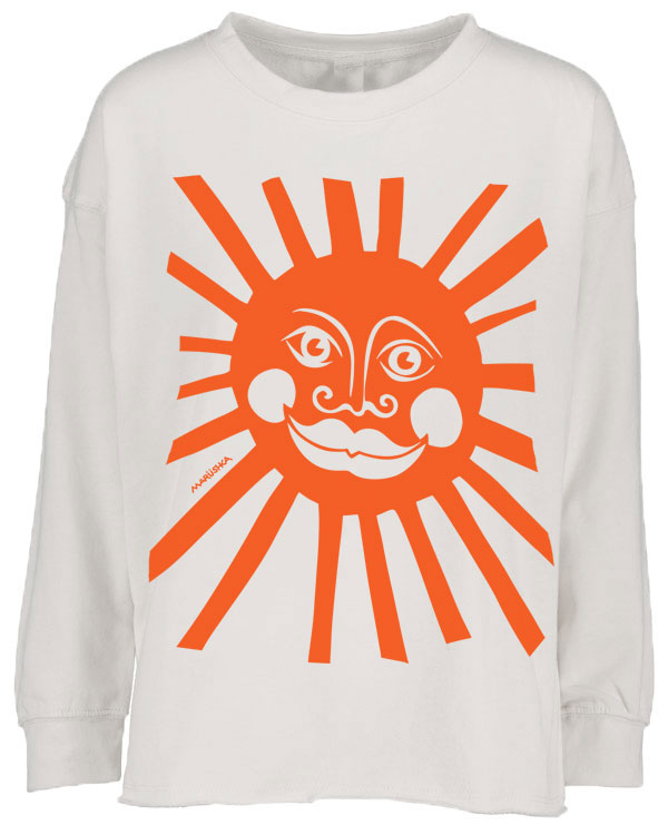Drop Shoulder Crew Sun Face - Image 3