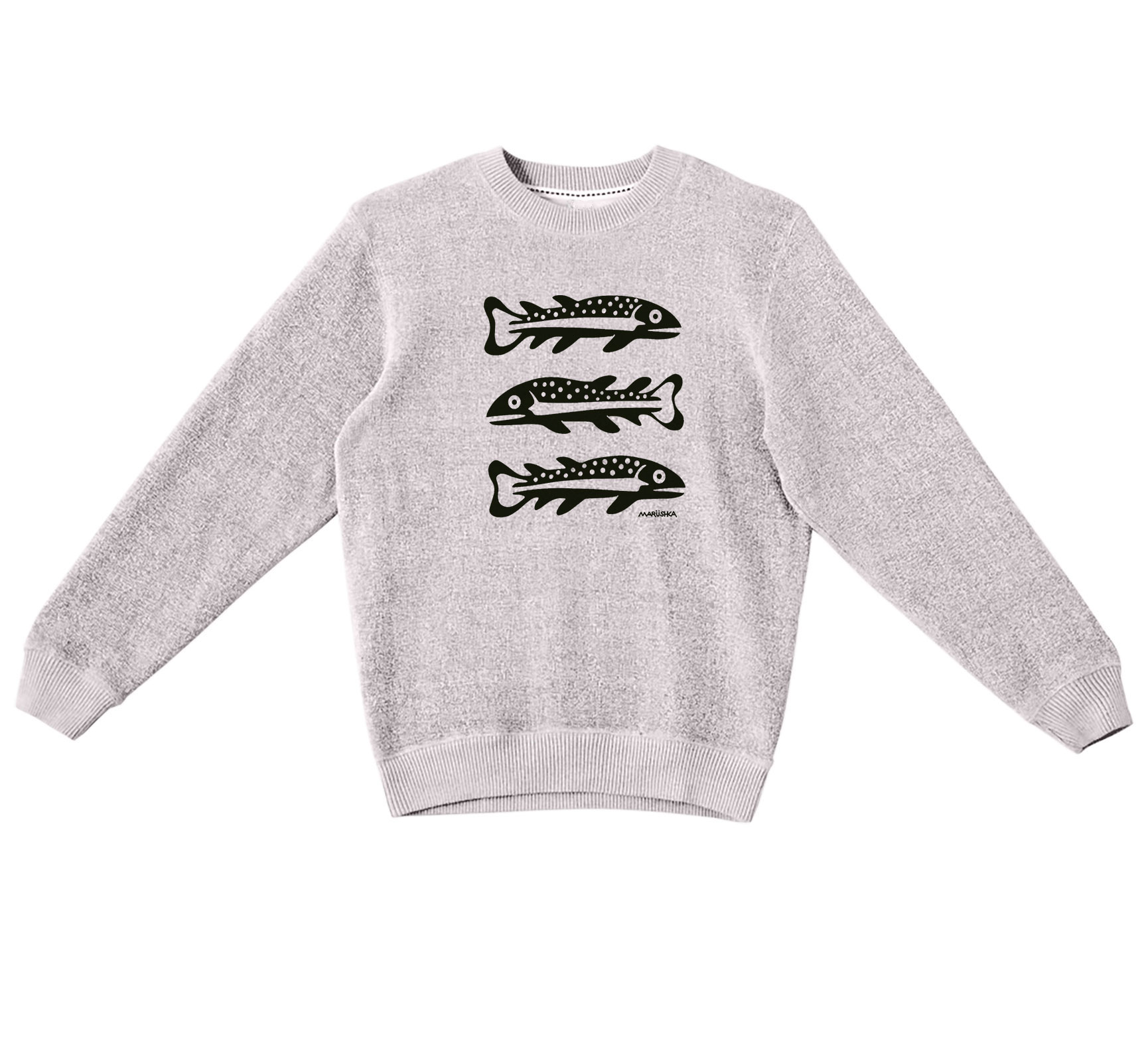 Textured Sweater 3 Fish - Image 2