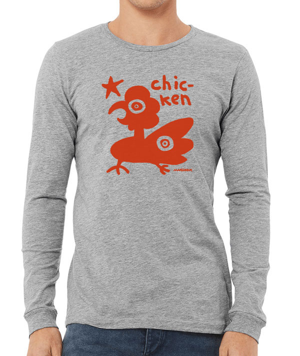 Long Sleeve T Folk Chicken - Image 5