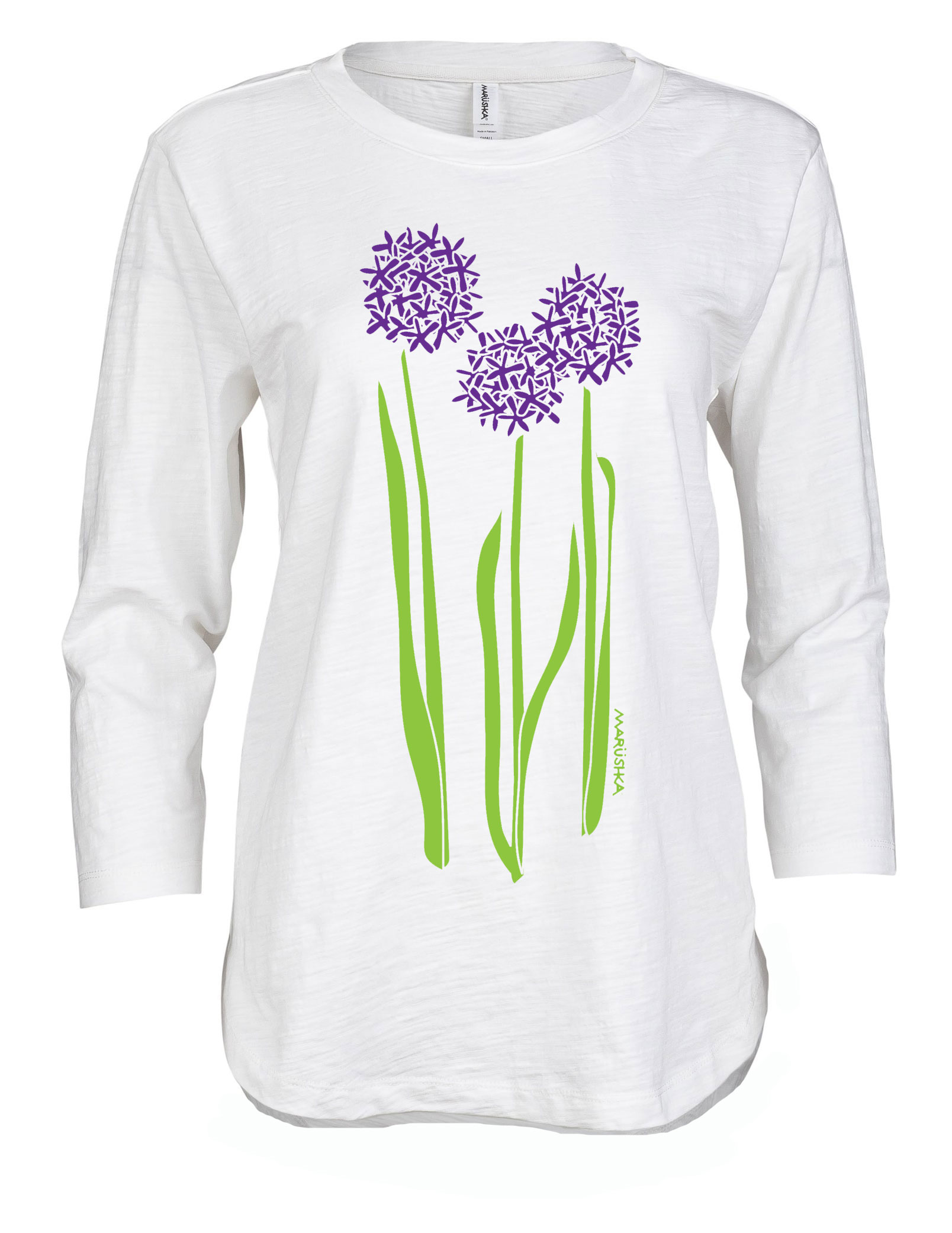 3/4 Slub Hi-Lo Allium - Image 2