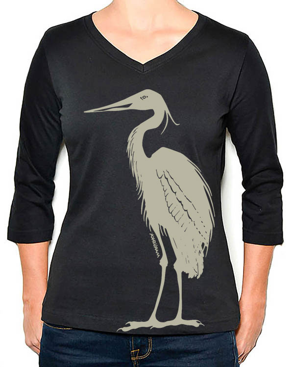 3/4 Sleeve Tee Egret - Image 4
