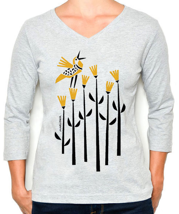 3/4 Sleeve Tee Meadow Lark - Image 2