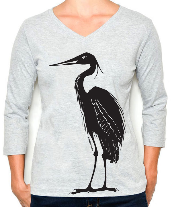 3/4 Sleeve Tee Egret - Image 2