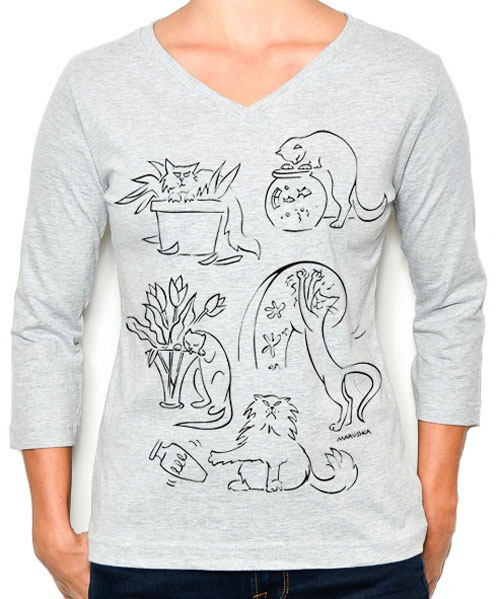 3/4 Sleeve Tee Bad Cats - Image 2