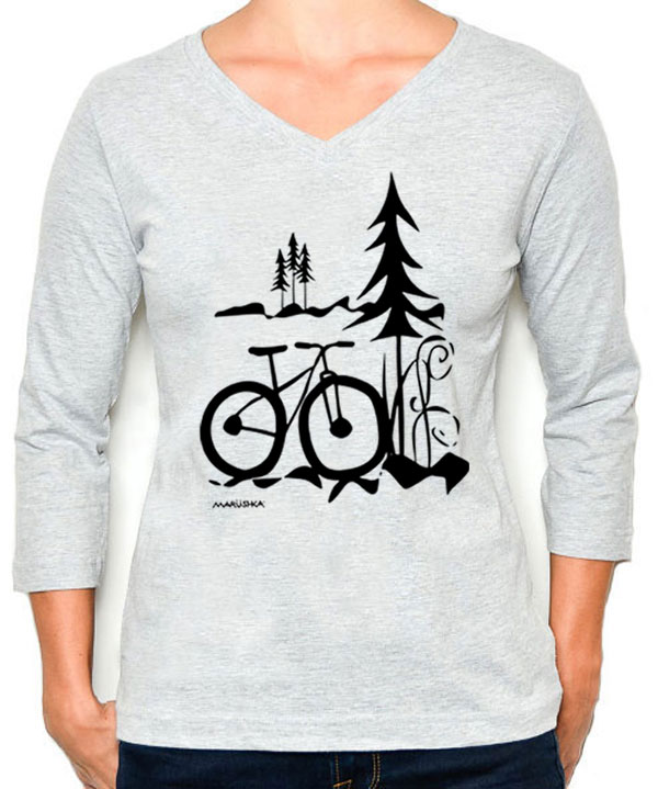 3/4 Sleeve Tee Nice Ride - Image 2