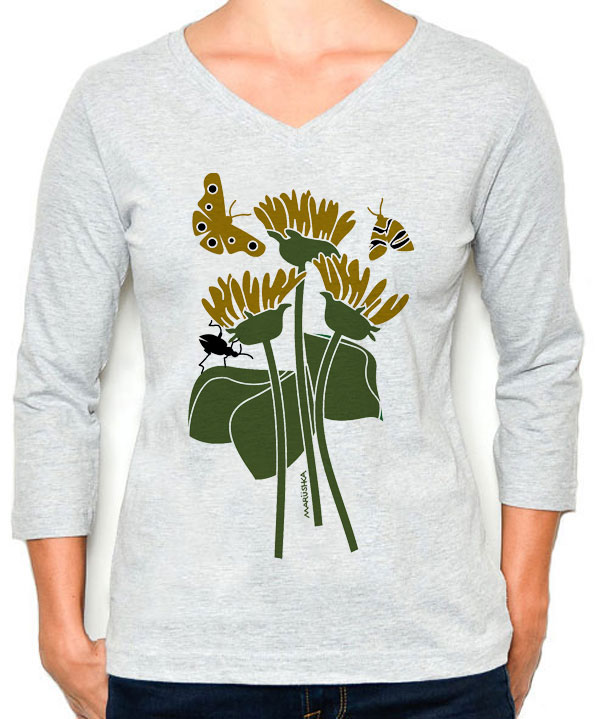 3/4 Sleeve Tee Pollinators - Image 2
