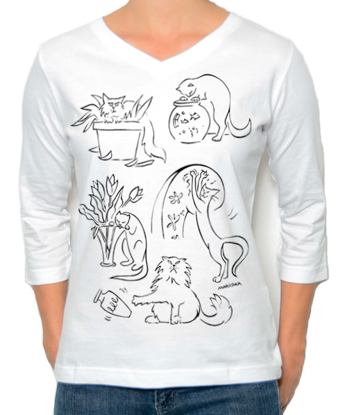 3/4 Sleeve Tee Bad Cats - Image 3