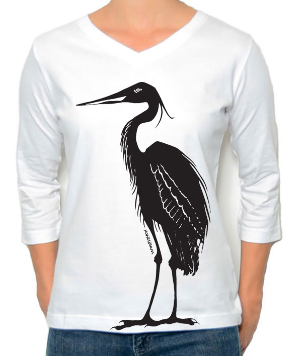 3/4 Sleeve Tee Egret - Image 3