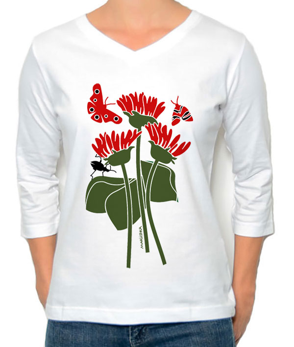 3/4 Sleeve Tee Pollinators - Image 3