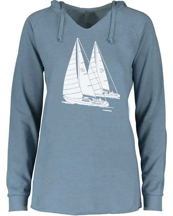Notch Neck Hoody Starboard Tack - Image 2