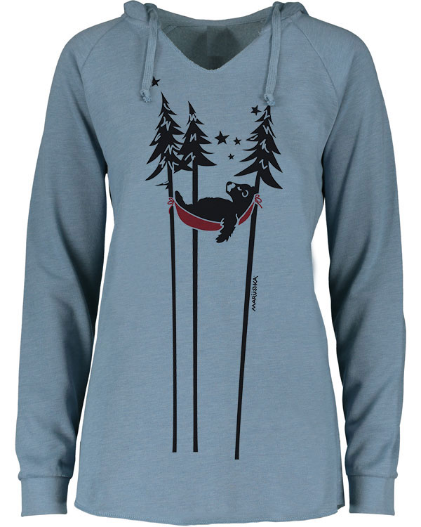 Notch Neck Hoody Sleeping Bear - Image 2