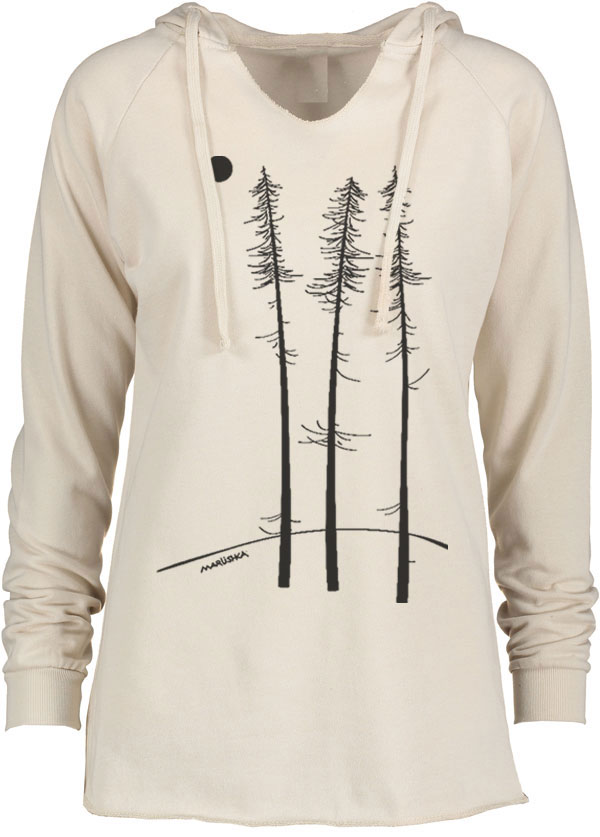 Notch Neck Hoody Twiggy - Image 2