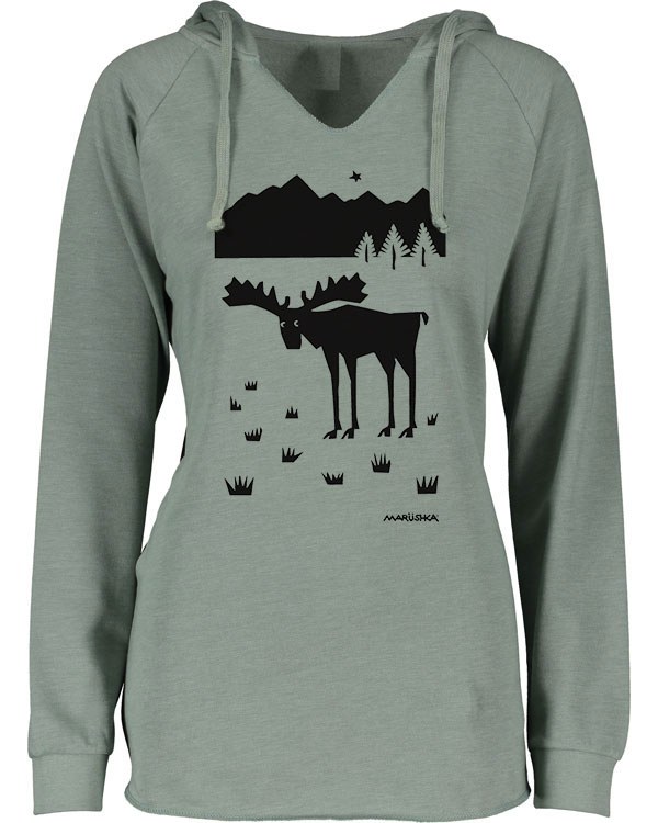 Notch Neck Hoody Moose Spruce - Image 4