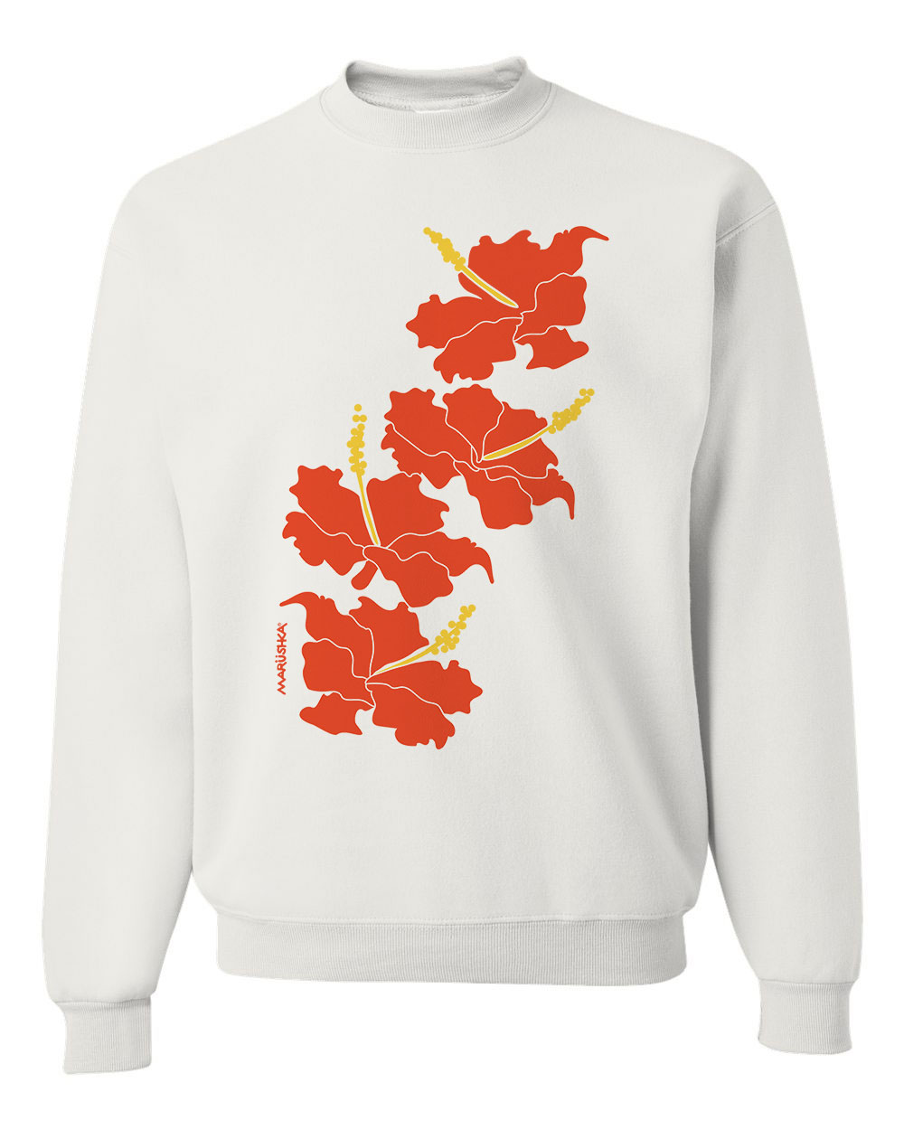 Crewneck Sweatshirt Hibiscus - Image 3
