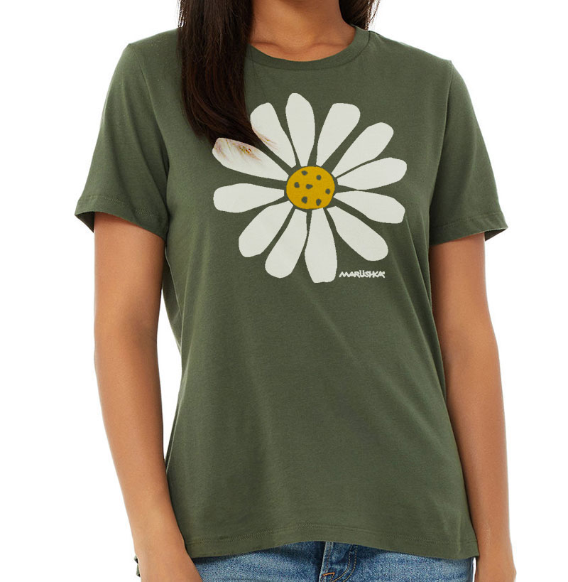 Relaxed Crewneck Big Daisy - Image 4