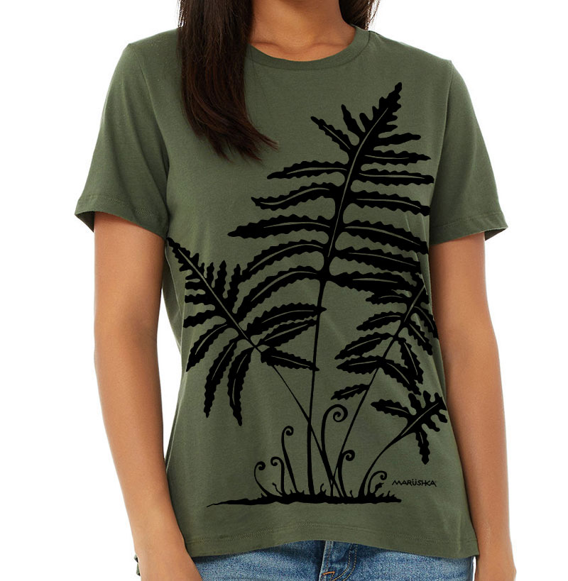 Relaxed Crewneck Fern 2 - Image 2