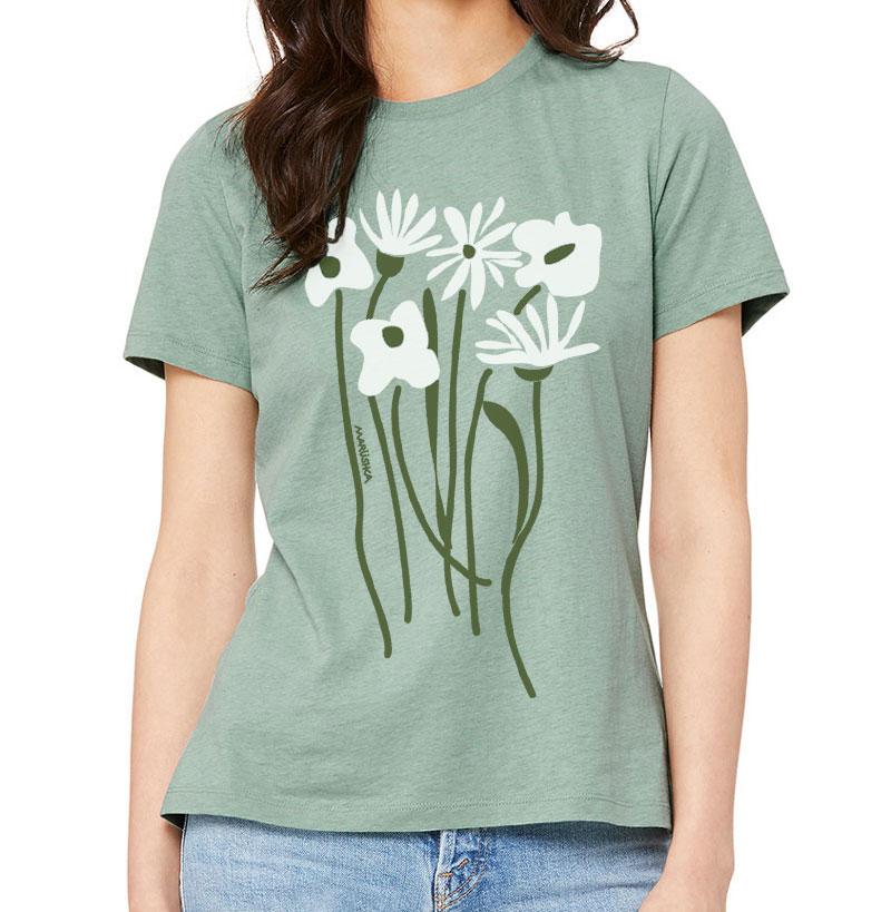 Relaxed Crewneck Flower Patch - Image 3