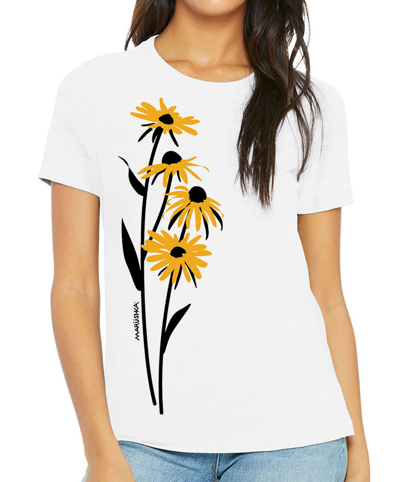 Relaxed Crewneck Black Eyed Susan - Image 3