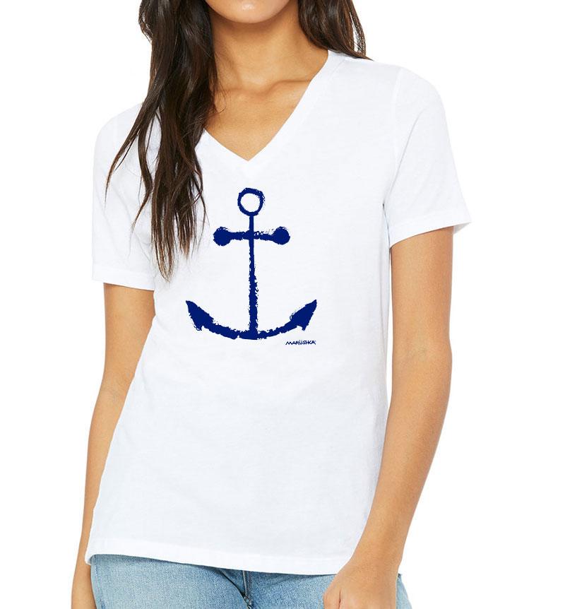 Relaxed V Neck Anchor - Image 3
