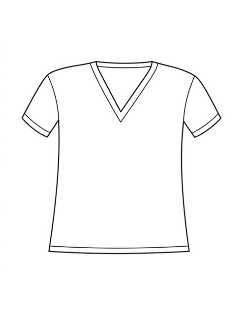 Relaxed V Neck