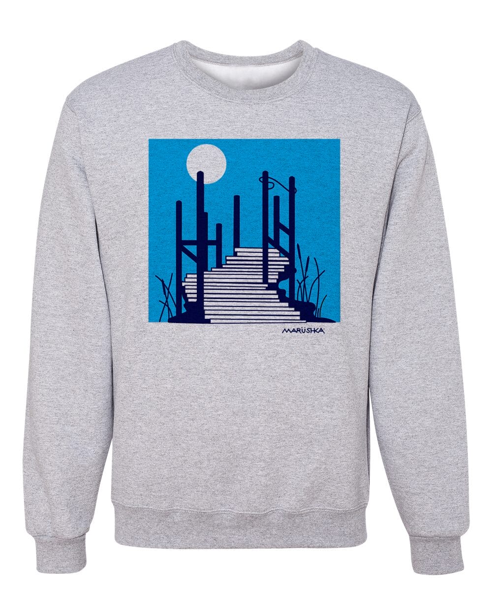 Crewneck Sweatshirt Moon Dock - Image 2