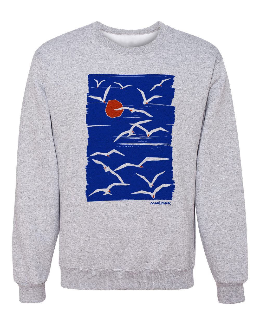Crewneck Sweatshirt Sun Gulls - Image 2