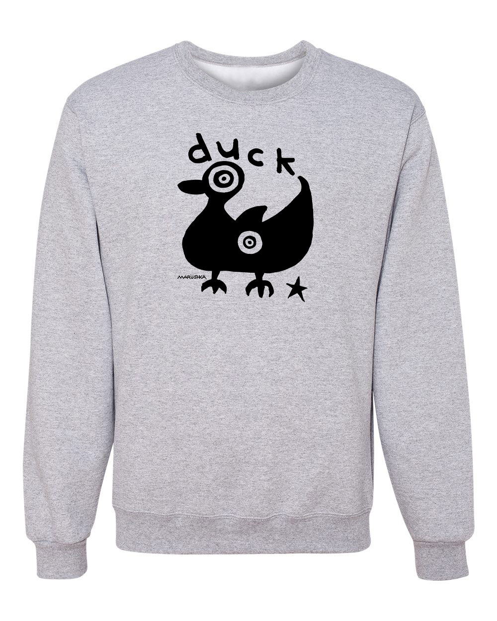 Crewneck Sweatshirt Folk Duck - Image 4